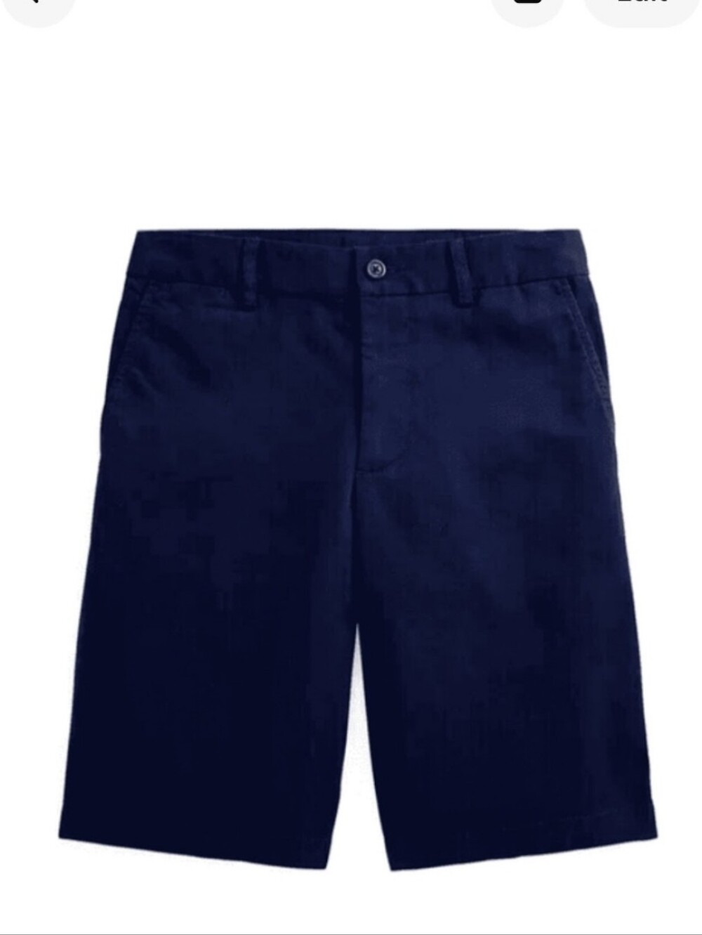 Polo Ralph Lauren Boys' Navy Straight Fit Chino Shorts 10 NWT
